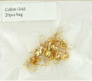 Crimpers Collot 4mm Gold 20pcs